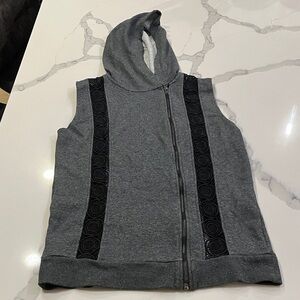 Women’s Fabletics hoodie vest, size small